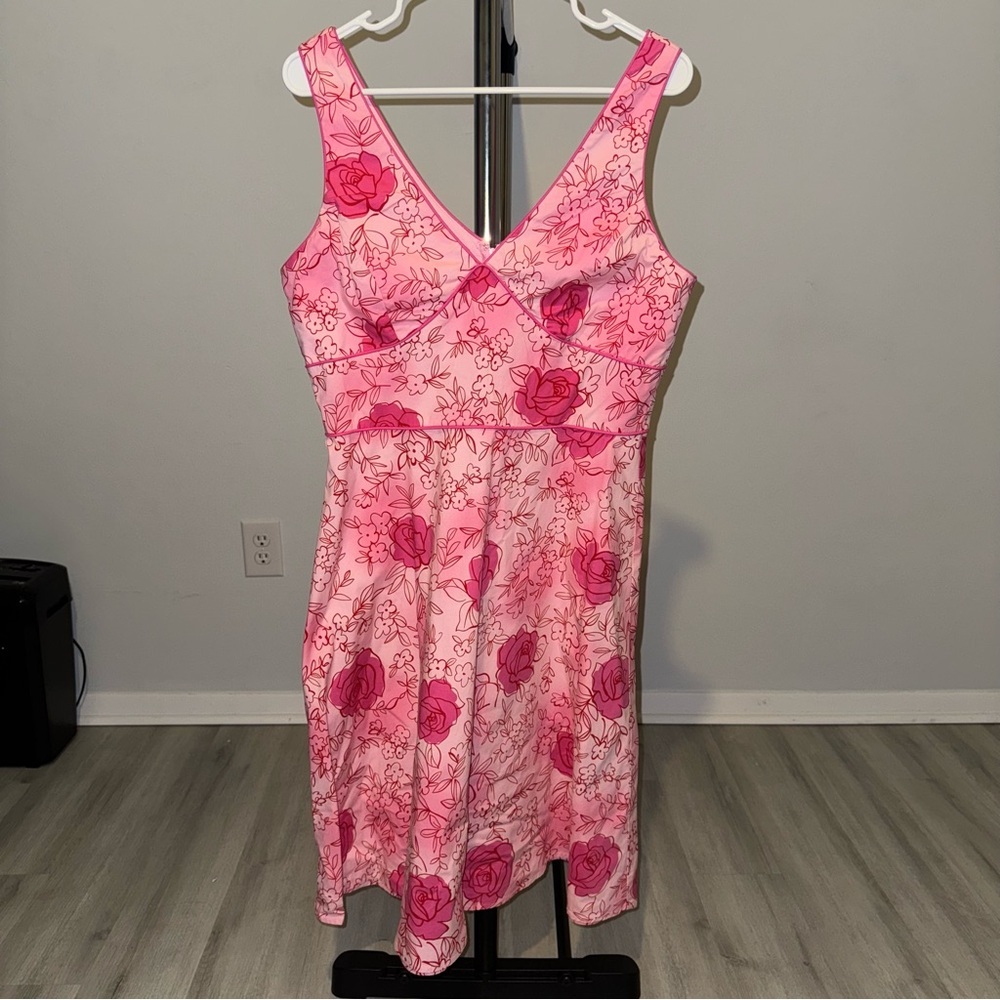 New York & Company Women’s Size 14 Pink Rose Sleeveless Dress - Picture 1 of 6